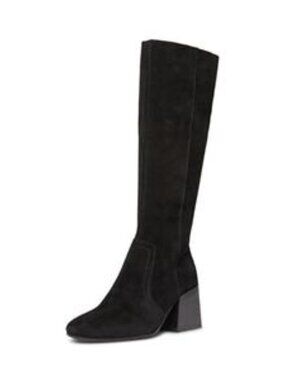 Blondo Knee High Tessa Boot Black Suede Size 7